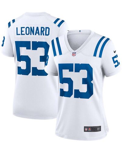 Nike Darius Leonard Indianapolis Colts Game Player Jersey - White