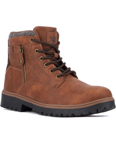 Xray Jeans Hunter Lace Up Boots - Brown
