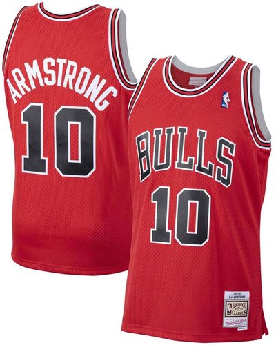 Mitchell & Ness B.j. Armstrong Chicago Bulls 1990-91 Hardwood Classics Swingman Jersey - Red
