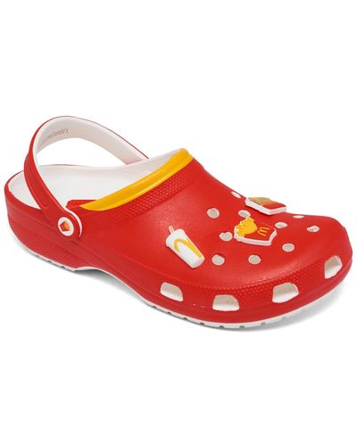 Crocs™ And Mcdonald's Classic Clogs From Finish Line - Red