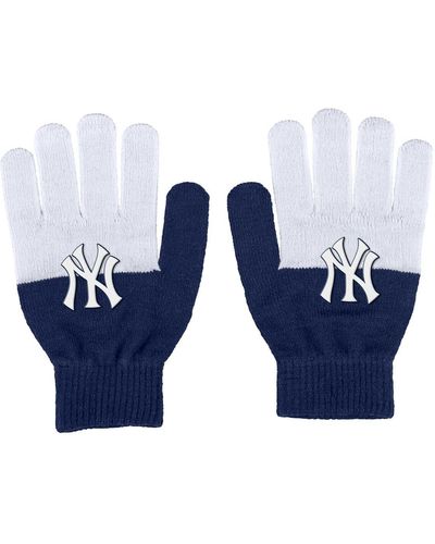 WEAR by Erin Andrews New York Yankees Color-block Gloves - Blue