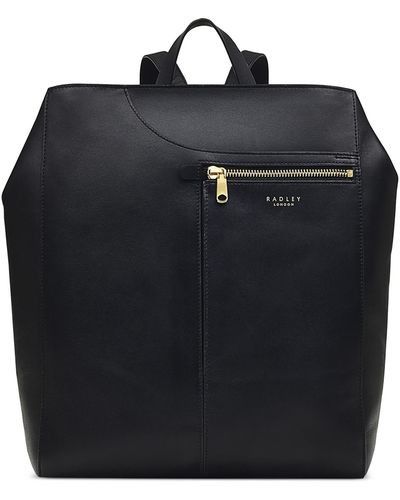 Radley Pockets Icon Leather Backpack - Black