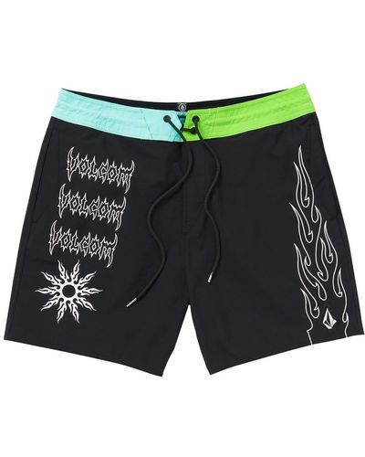 Volcom About Time Liberators 17" Board Shorts - Green
