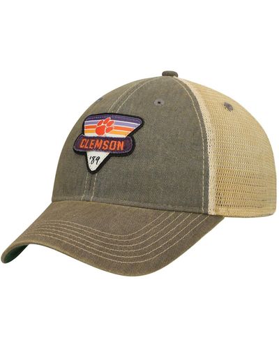 Legacy Athletic Clemson Tigers Legacy Point Old Favorite Trucker Snapback Hat - Gray