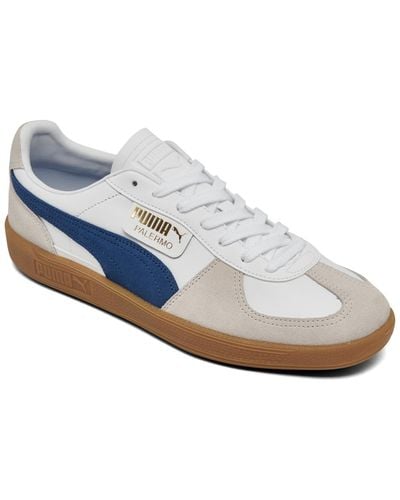 PUMA Palermo Leather Casual Sneakers From Finish Line - White