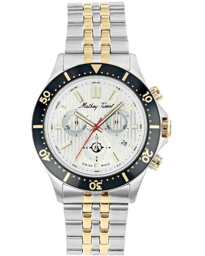 Mathey-Tissot Expedition Chronograph Collection Stainless Steel Bracelet Watch - Metallic