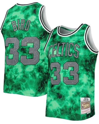 Mitchell & Ness Larry Bird Boston Celtics 1985-86 Galaxy Swingman Jersey - Green