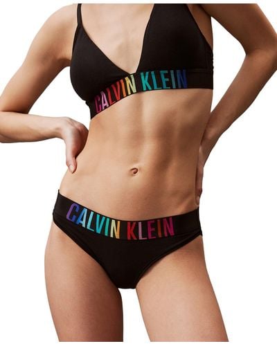 Calvin Klein Intense Power Pride Cotton Bikini Underwear Qf7835 - Black