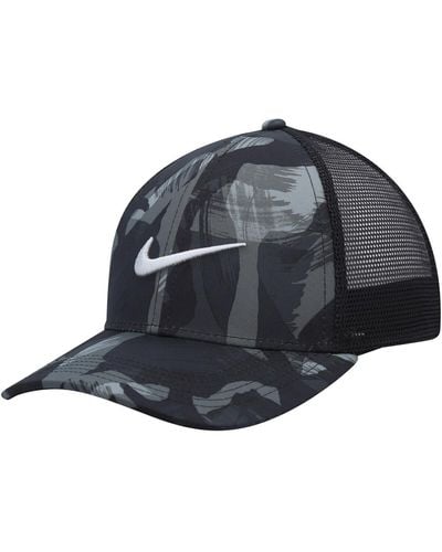 Nike Gray And Black Legacy91 Trucker Performance Snapback Hat