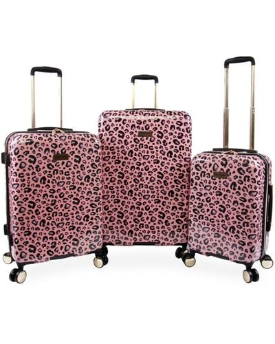 Juicy Couture Printed 3-pc. Hardside luggage Set - Red