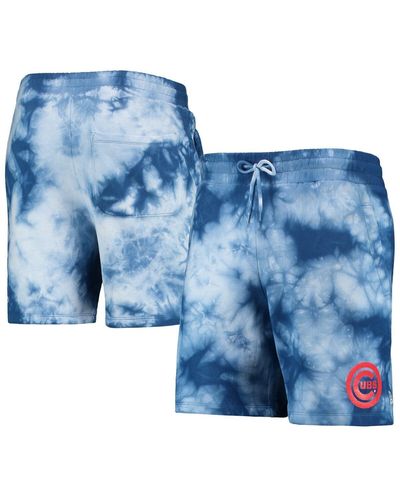 KTZ Chicago Cubs Team Dye Shorts - Blue