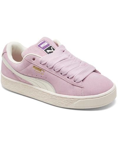 PUMA Suede Xl Casual Sneakers From Finish Line - Pink