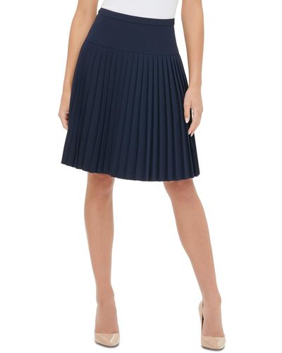 Tommy Hilfiger Pleated Skirt - Blue