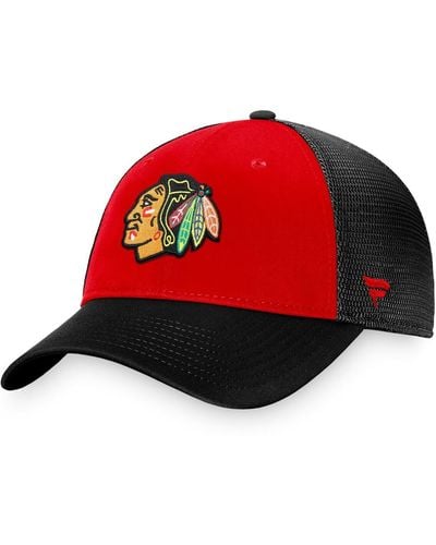 Fanatics Chicago Blackhawks Special Edition 2.0 Trucker Adjustable Hat - Red