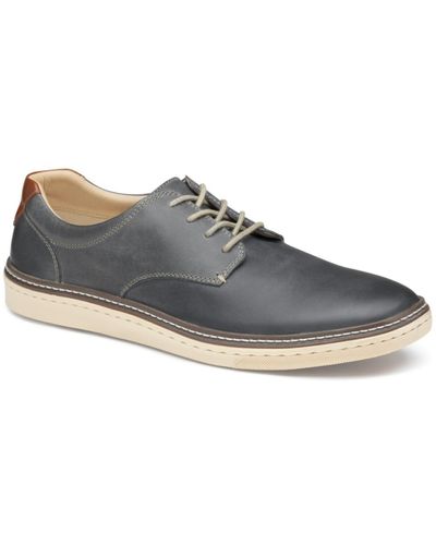 Johnston & Murphy Mcguffey Plain Toe Shoes - Gray