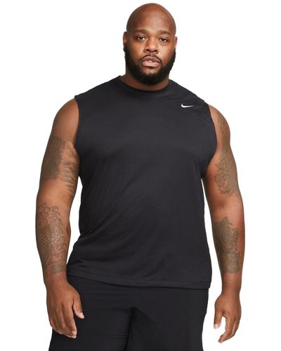 Nike Legend Dri-fit Sleeveless Fitness T-shirt - Black