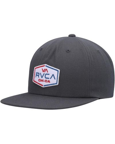 RVCA Layover Snapback Hat - Blue