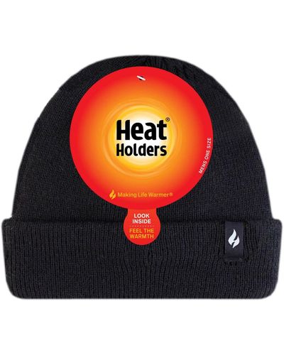 thumbnail image 2 of Heat Holders Mens Mavis Cable Knit Roll Up Hat Jamaica 2 of 10