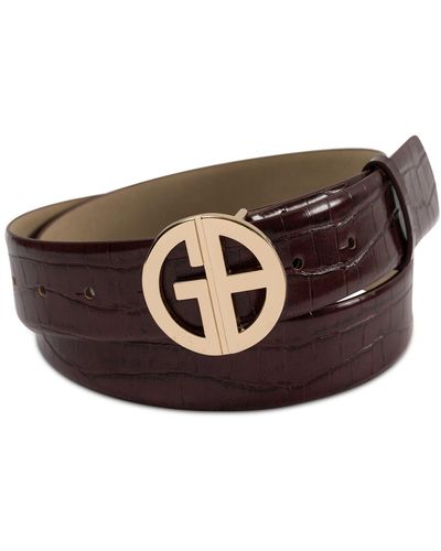 Brown Croc Belts for Women - Up to 58% off