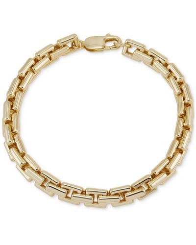Macy's Square Link Bracelet - Metallic