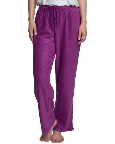 Hanes 2-pk. Stretch Fleece Lounge Pajama Pants - Purple