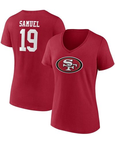 Fanatics Branded Women's Fanatics Branded Tom Brady White Tampa Bay  Buccaneers Player Icon Name & Number - V-Neck T-Shirt