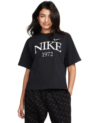 Nike Sportswear Short-sleeve Classic Logo T-shirt - Black