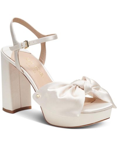 Kate Spade Lucie Platform Dress Sandals - White