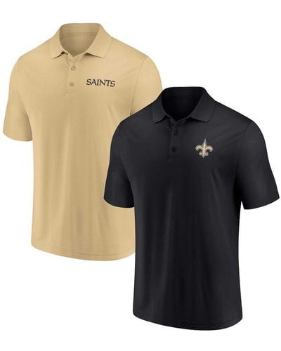 Men's Fanatics Branded Gold New Orleans Saints Team Lockup Logo T-Shirt