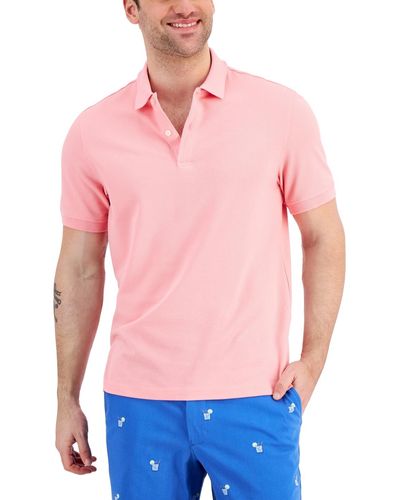Club Room Classic Fit Performance Stretch Polo - Pink