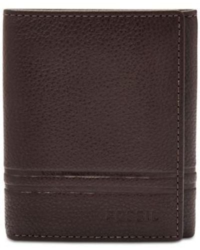 Fossil Wilder Trifold - Brown