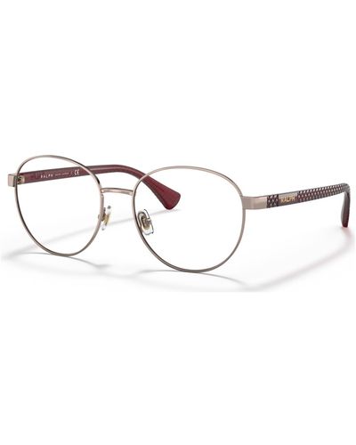 Ralph By Ralph Lauren Round Eyeglasses Ra6050 - Metallic