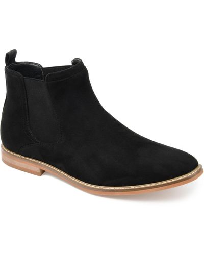 Vance Co. Marshall Wide Width Chelsea Boots - Black