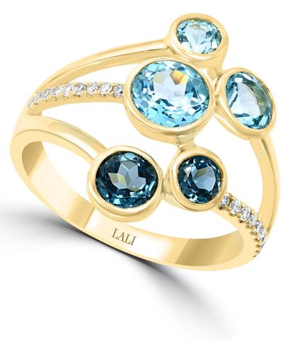 Lali Jewels Multi-gemstone (2 Ct. T.w. - Metallic