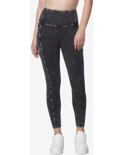 Marc New York Andrew Marc Sport High Rise Full Length Mineral Washed leggings Pants - Blue