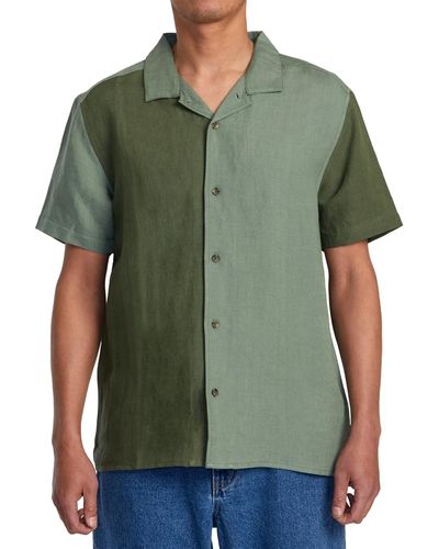 RVCA Vacancy Short Sleeve Shirt - Green