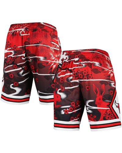 Mitchell & Ness Chicago Bulls Lunar New Year Swingman Shorts - Red