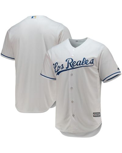 Majestic Kansas City Royals Team Official Jersey - White