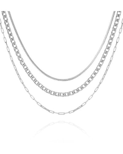 Vince Camuto Multilayer Necklace - Metallic