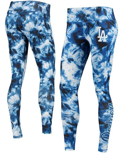 FOCO Los Angeles Dodgers Tie-dye leggings - Blue