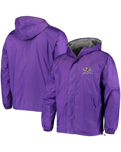 Dunbrooke Baltimore Ravens Logo Legacy Stadium Full-zip Jacket - Purple