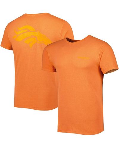'47 Denver Broncos Fast Track Tonal Highlight T-shirt - Orange