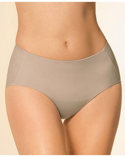 Leonisa Simply Seamless Mid-rise Sculpting Brief - Natural