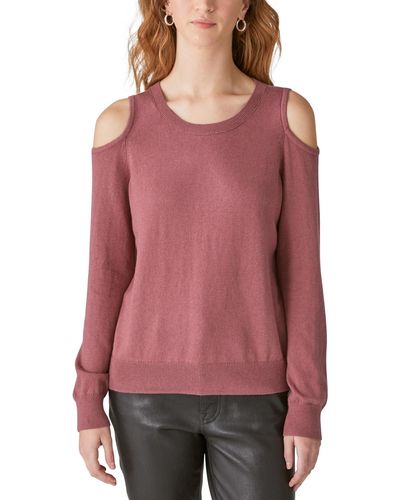 CLOUD SOFT COLD SHOULDER SWEATER