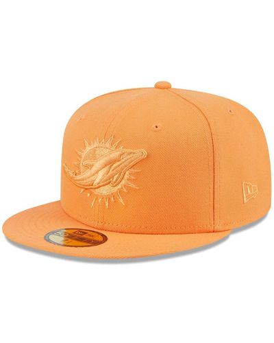 KTZ Miami Dolphins Color Pack 59fifty Fitted Hat - Orange