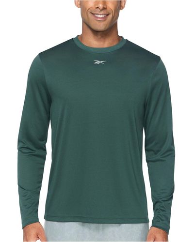 Reebok Long-sleeve Swim Shirt - Green