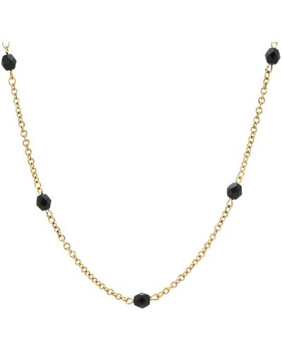 2028 Beaded Necklace - Black
