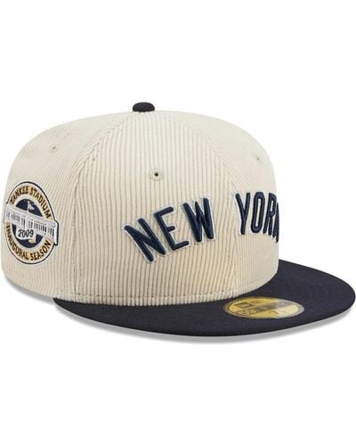 KTZ New York Yankees Corduroy Classic 59fifty Fitted Hat - White