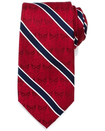 Marvel Spider-man Stripe Tie - Red