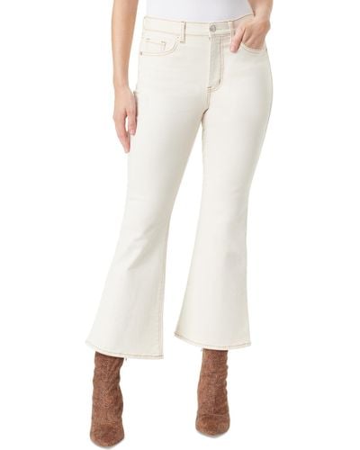 Jessica Simpson Charmed Ankle Flare Jeans - White